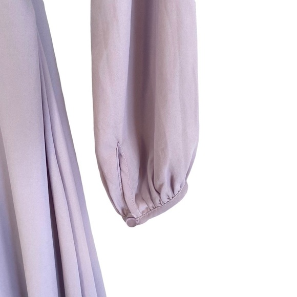 Asos Long Sleeve Wrap Style Midi Dress - Picture 8 of 12